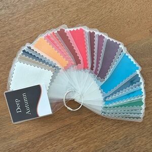 Deep Autumn Color Analysis Fan Deck